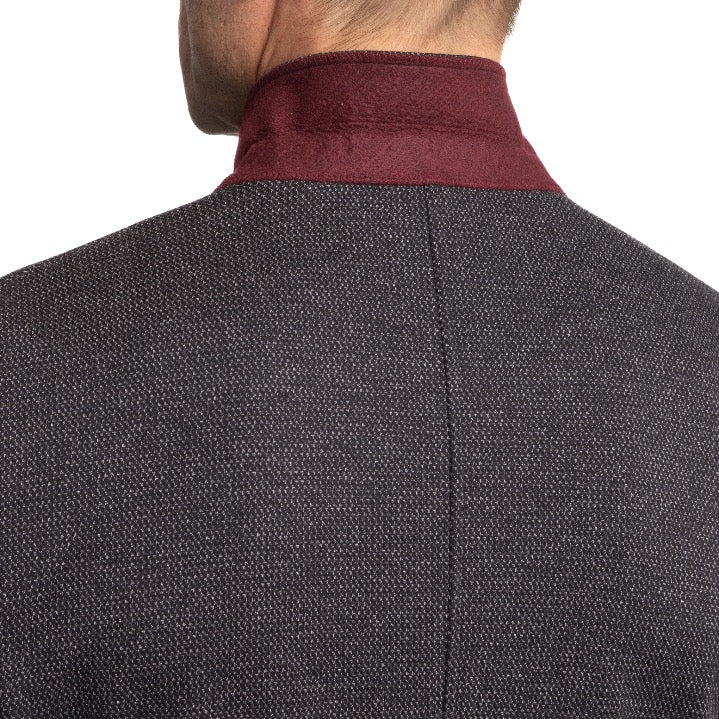 Basket Weave Knit Sport Coat